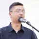 Sanjay Barbora delivering a lecture