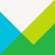 MarketPlace logo: blue and green triangles